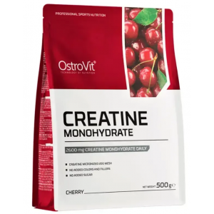 Креатин моногідрат, OstroVit, Creatine Monohydrate - 500 г - Вишня