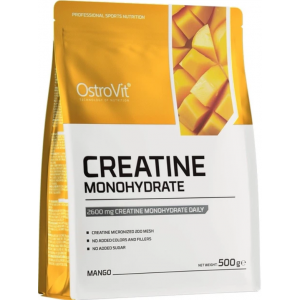 Креатин моногідрат, OstroVit, Creatine Monohydrate - 500 г - Манго