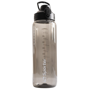 Бутылка для тренировок Sporter 1102 - 1 л (Черная)