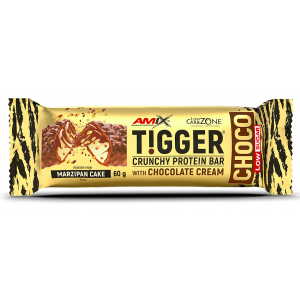 Протеиновый батончик, Low Sugar TiggerZero Choco Protein Bar - 60г 1/20 - Marzipan Cake