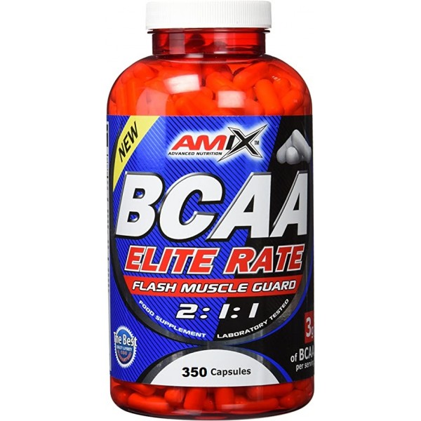 Аминокислоты ВСАА, Amix, BCAA Elite Rate - 350 капс