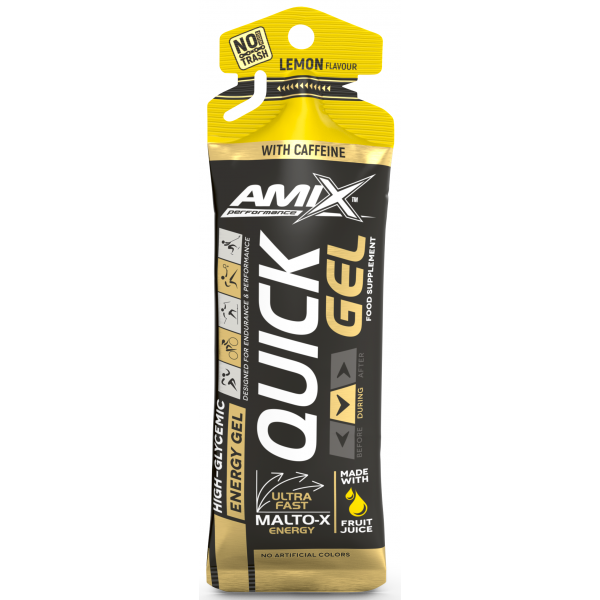 Изотонический гель + кофеин, Amix, Performance QUICK Gel with caffeine - 45 г