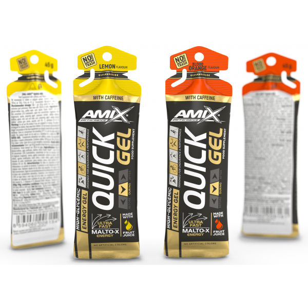 Изотонический гель + кофеин, Amix, Performance QUICK Gel with caffeine - 45 г