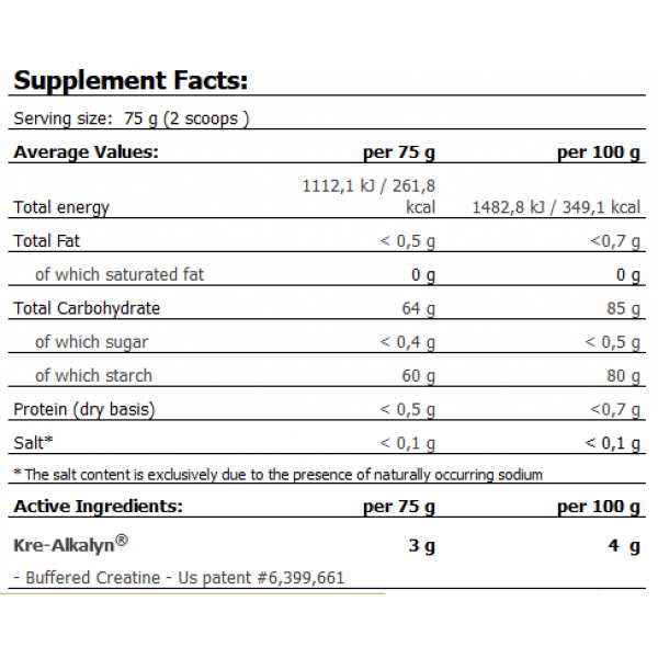 Изотоник с креатином, Amix, VitarGo + Kre-Alkalyn - 2 кг 