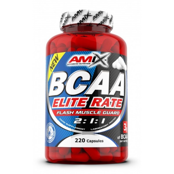 Аминокислоты ВСАА, Amix, BCAA Elite Rate - 220 капс