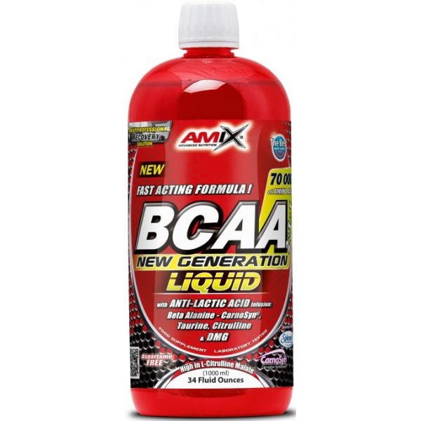 Аминокислоты ВСАА + Таурин в жидкой форме, Amix, BCAA New Generation - 1 л