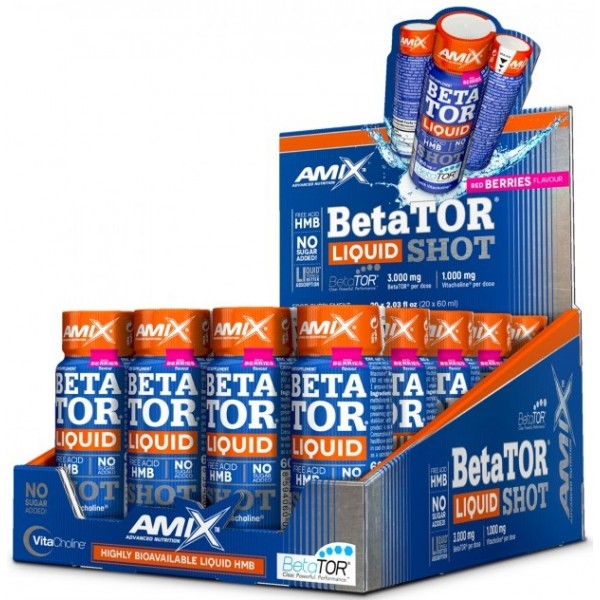 Шот для восстановления с НМВ, Amix, BetaTOR® LIQUID SHOT - 60 мл 