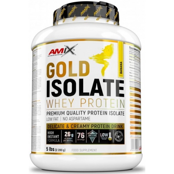 Сироватковий ізолят, Amix, Gold Whey Protein Isolate - 2,2 кг