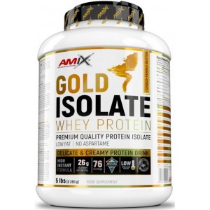 Сывороточный изолят, Amix, Gold Whey Protein Isolate - 2,2 кг - Шоколадно-Арахисовое масло