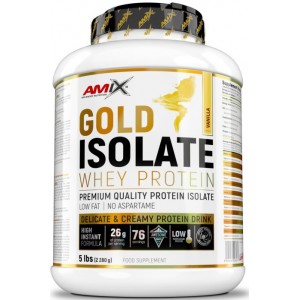 Сывороточный изолят, Amix, Gold Whey Protein Isolate - 2,2 кг - Ваниль