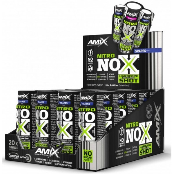 Предтрен в шоте, Amix, Nitro NOX® Shot - 60 мл 