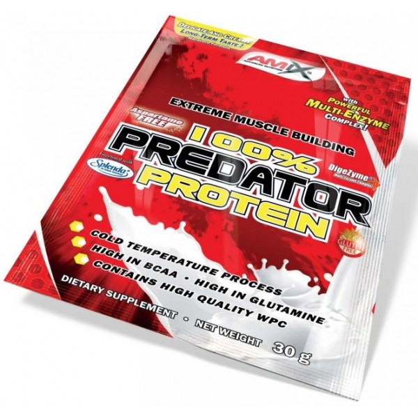 Сывороточный протеин с пищеварительными энзимами, Amix, Predator Protein - 30 г 