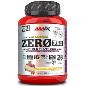 Сироватковий ізолят, Amix, ZeroPro Protein - 1 кг - Вершково-ванільний чізкейк