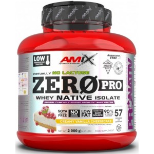 Сывороточный изолят, Amix, ZeroPro Protein - 2 кг - Сливочно-ванильный чизкейк