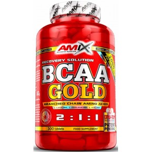 ВСАА 1000 мг на таблетку, Amix, BCAA Gold - 300 таб
