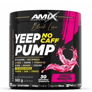 Комплекс перед тренировкой без кофеина, Amix, Black Line Yeep Pump No Caff - 360 г 