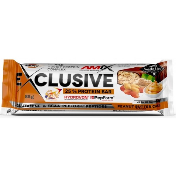 Высокоуглеводный батончик с протеином, Amix, Exclusive Protein Bar - 85 г