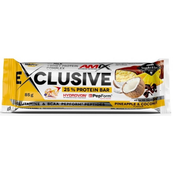Высокоуглеводный батончик с протеином, Amix, Exclusive Protein Bar - 85 г