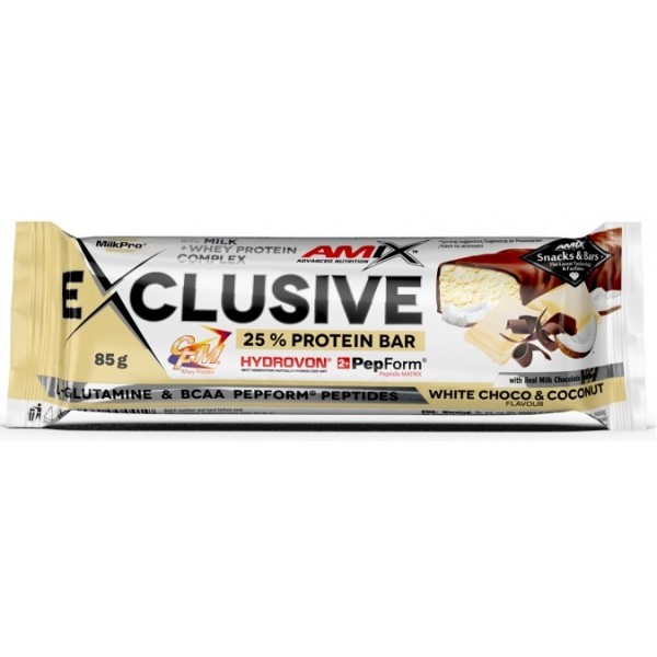 Высокоуглеводный батончик с протеином, Amix, Exclusive Protein Bar - 85 г