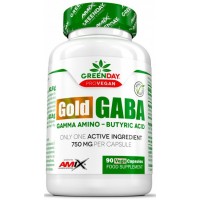 Гамма-аміномасляна кислота, Amix, GreenDay ProVegan GABA - 90 веган капс