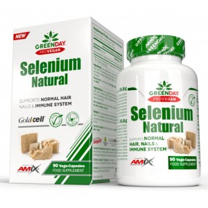 Селен минерал, Amix, GreenDay ProVegan Selenium - 90 веган капс