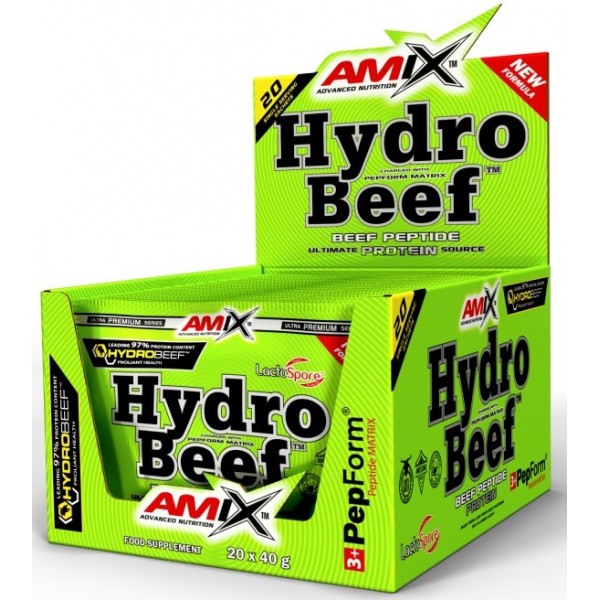 Протеин говяжий (пробник), Amix, HydroBeef Protein - 40 г