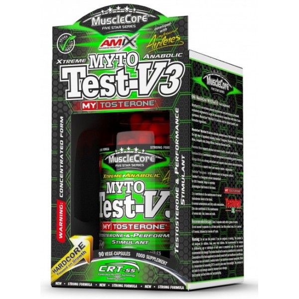 Тестобустер широкого действия, Amix, MuscleCore® MytoTest V3 - 90 капс