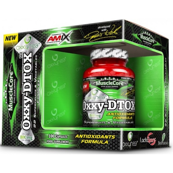 Комплекс антиоксидантов с вытяжками из фруктов и овощей, Amix, Musclecore® Oxxy-Dtox® Antioxidant Formula - 100 капс