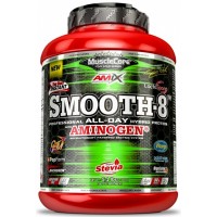 Многокомпонентный протеин с углеводами, Amix, MuscleCore® Smooth-8 Protein - 2,3 кг - ваниль