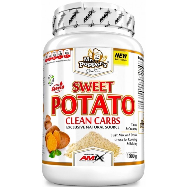 Порошок сладкой картошки (сложные углеводы), Amix, Mr.Poppers Sweet Potato Clean Carbs - 1 кг