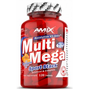 Вітамінно-мінеральний комплекс, Amix, Multi Mega Stack - 120 таб