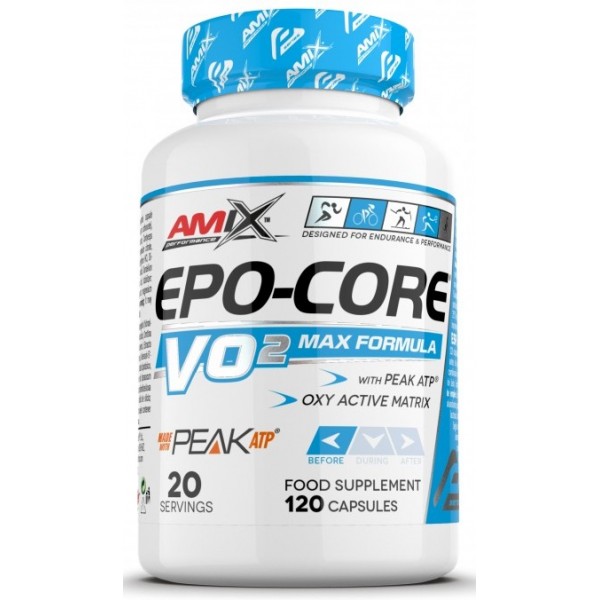 Азотный бустер (Предтренировочный комплекс без кофеина), Amix, Performance Epo-Core VO´2 MAX - 120 капс