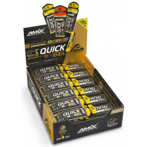 Изотонический гель + кофеин, Amix, Performance QUICK Gel with caffeine - 45 г