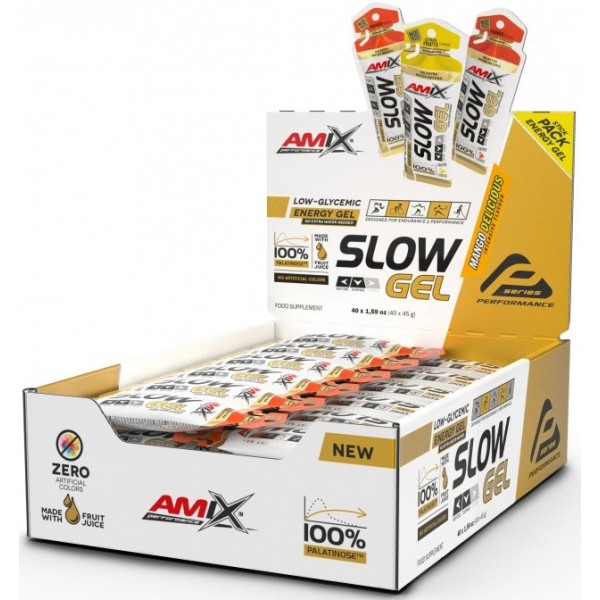Изотонический гель с низким гликемическим индексом, Amix, Performance SLOW Gel - 45 г