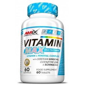 Витамины и минералы для занятий спортом, Amix, Performance Vitamin Max Multivitamin - 60 таб