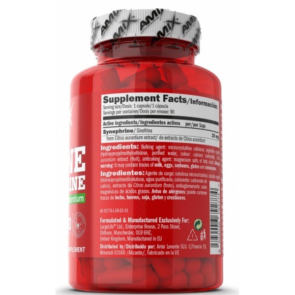 Синефрин, экстракт для похудения, Amix, Synephrine – 60 капс.