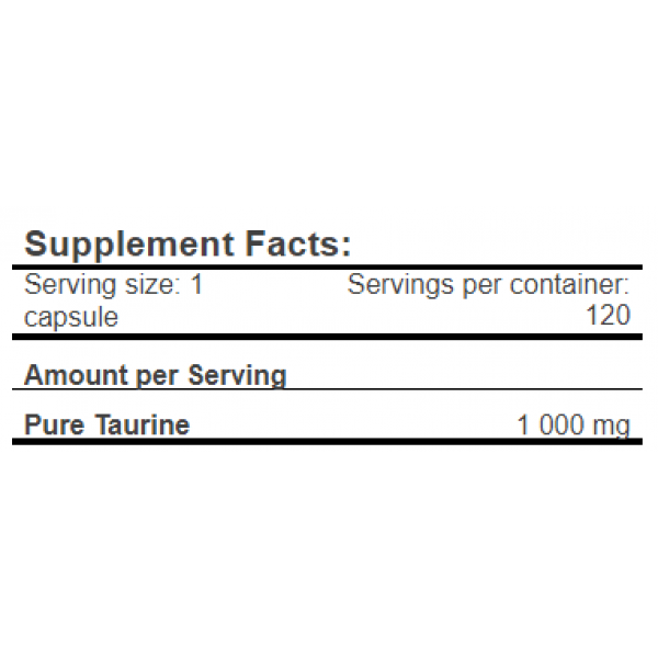 L-Таурин, Amix, Taurine - 120 капс