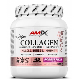 Колаген пептидний з гіалуроновою кислотою, Amix, Collagen Viscofan Drink - 300 г