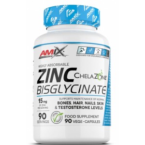 Цинк бисглицинат, Amix, Performance Zinc Bisglycinate - 90 веган капс