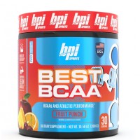 Аминокислоты ВСАА + Конъюгированная линолевая кислота (CLA), BPi, Best BCAA - 300 г - Фруктовый пунш