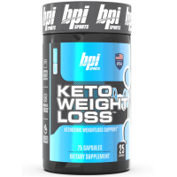 Жиросжигатель для кето диеты, BPi, Keto Weight Loss - 75 капс