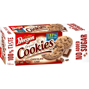 Печиво Bergen з шоколадною крихтою (без цукру) - 130 г 