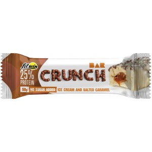 Низкоуглеводный батончик, FitWin, Crunch Bar 25% - 50 г - Мороженое с соленой карамелью