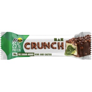 Низкоуглеводный батончик, FitWin, Crunch Bar 25% - 50 г - Киви-Кактус