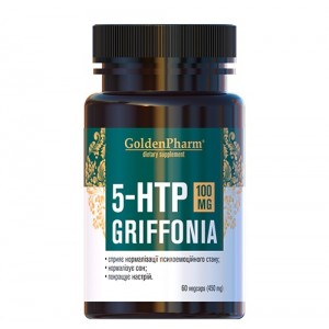 5-HTP 100 мг (Griffonia) Golden Pharm - 60 веган капс
