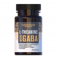 L-Теанін з ГАМК + B6 Golden Pharm - 60 веган капс