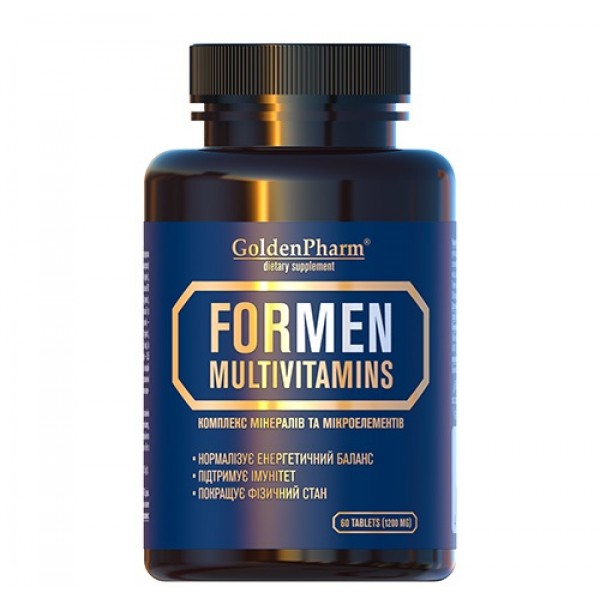 Мультивитамины для мужчин Golden Pharm - 60 таб