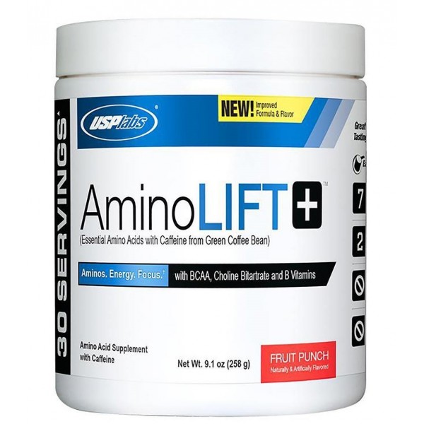 Аминокислоты с кофеином, USPlabs, АAmino Lift - 258 г