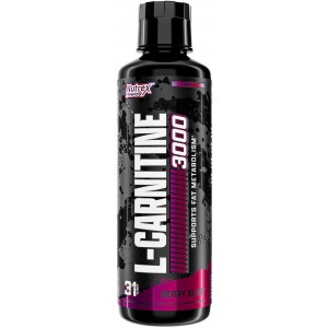 Л-карнітин 3000 + Вітамін В5, Nutrex Research, Liquid Carnitine 3000 - 465 мл - Ягідний