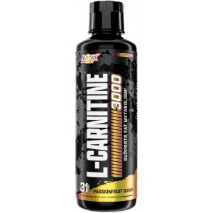 Л-карнітин 3000 + Вітамін В5, Nutrex Research, Liquid Carnitine 3000 - 465 мл - Маракуйа-Гуава